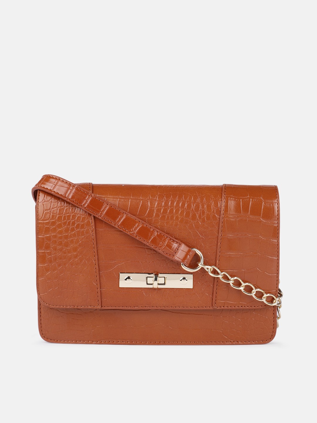 

Mast & Harbour Brown Textured Sling Bag