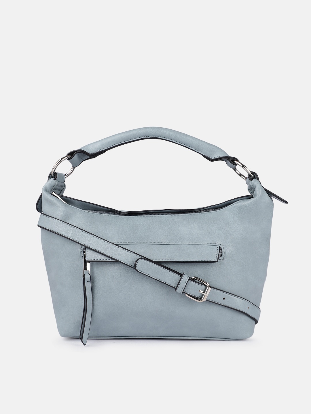 

Mast & Harbour Blue Structured Handheld Bag