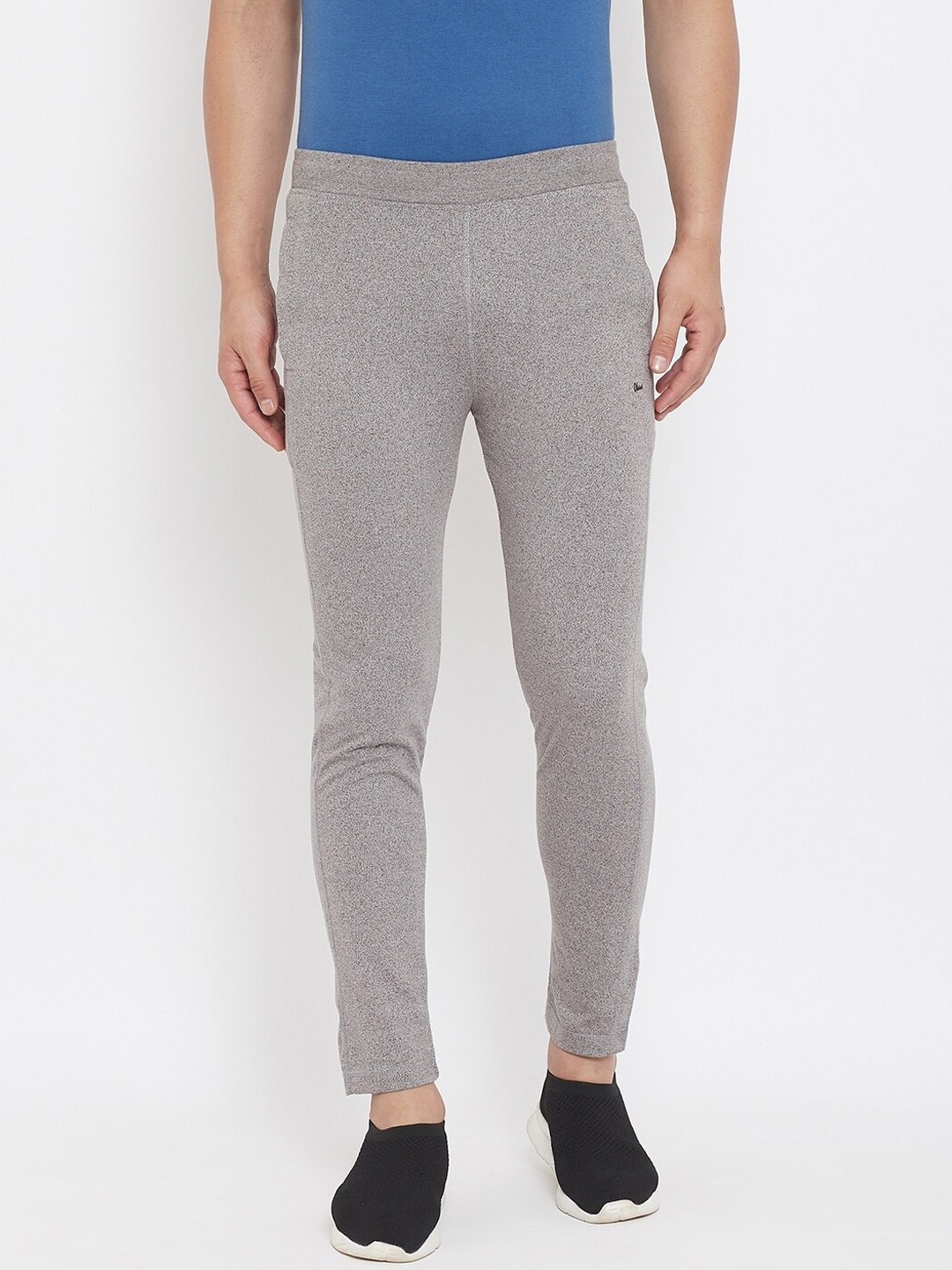 

Okane Men Grey Solid Relaxed-Fit Track Pants