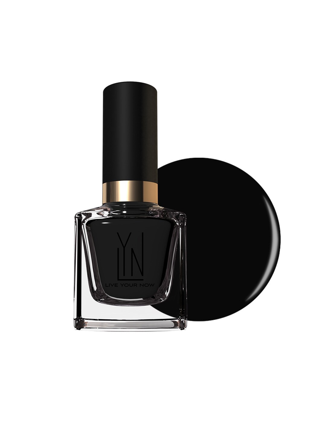 

LYN LIVE YOUR NOW Fast Dry Non Toxic Nail Polish - Come Black To Me