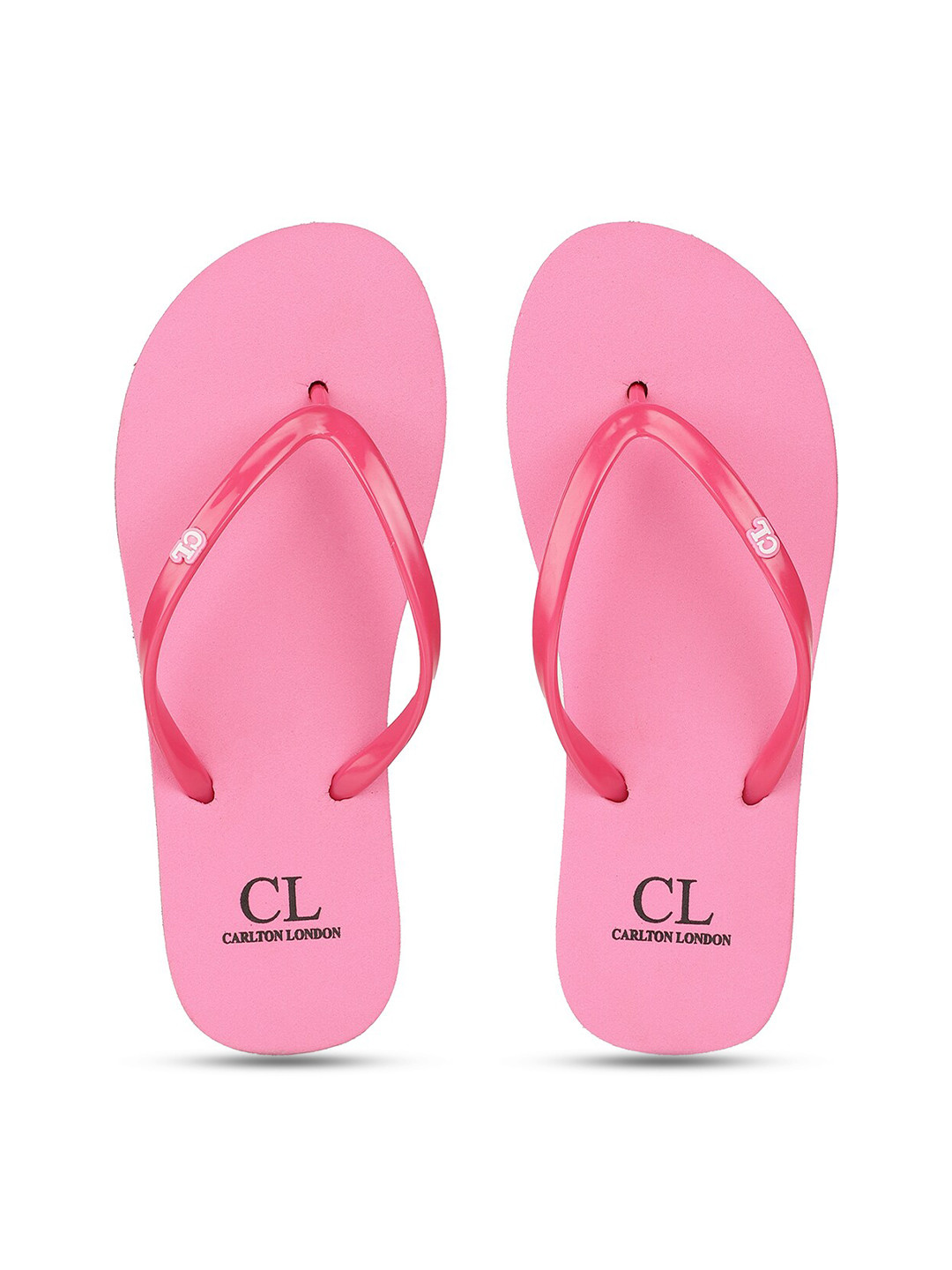 

Carlton London Women Pink Solid Flip Flops
