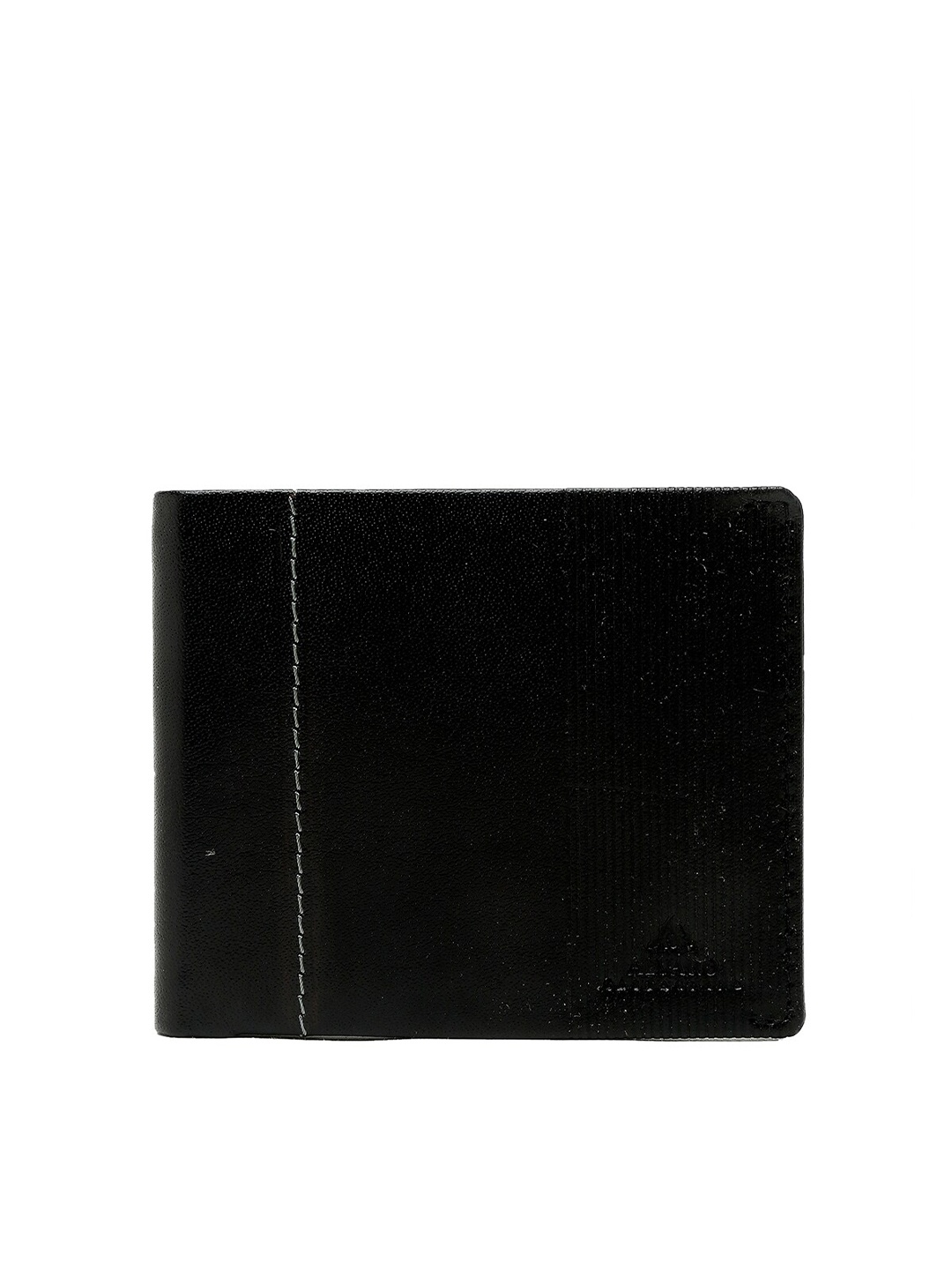 

Alvaro Castagnino Men Black Leather Two Fold Wallet