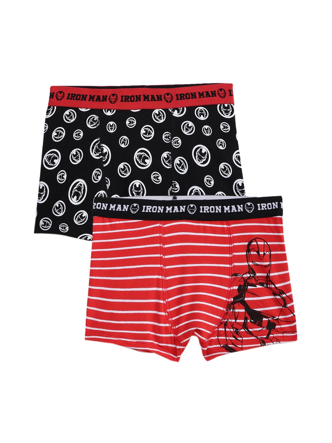 

Charm n Cherish Boys Pack of 2 Red & White Printed Trunks BDTR2