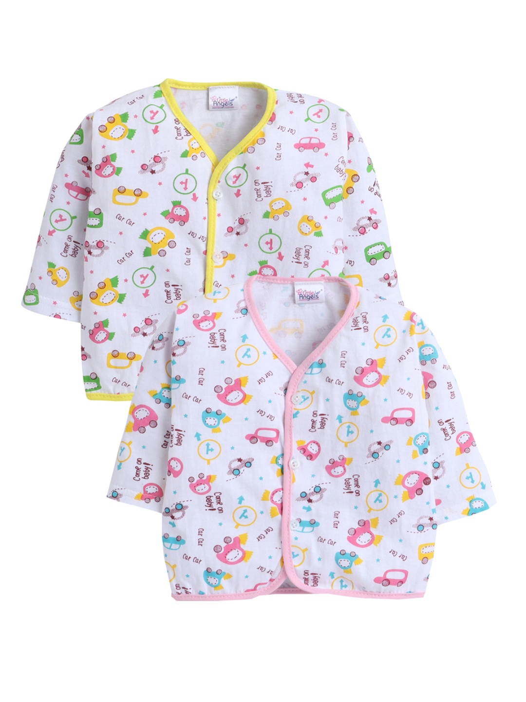 

Little Angels Infants Girls Pack Of 2 Assorted Jhablas