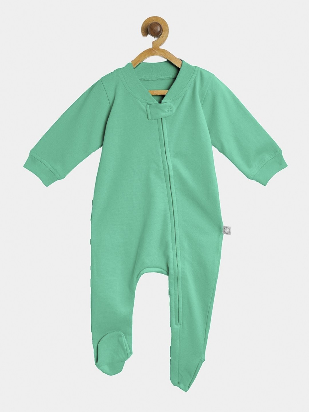 

cherrytoes Kids Green Zip Sleepsuit