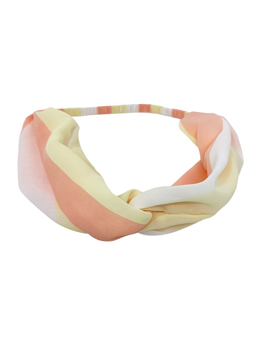 

Mint & Oak Women White & Pink Striped Hairband