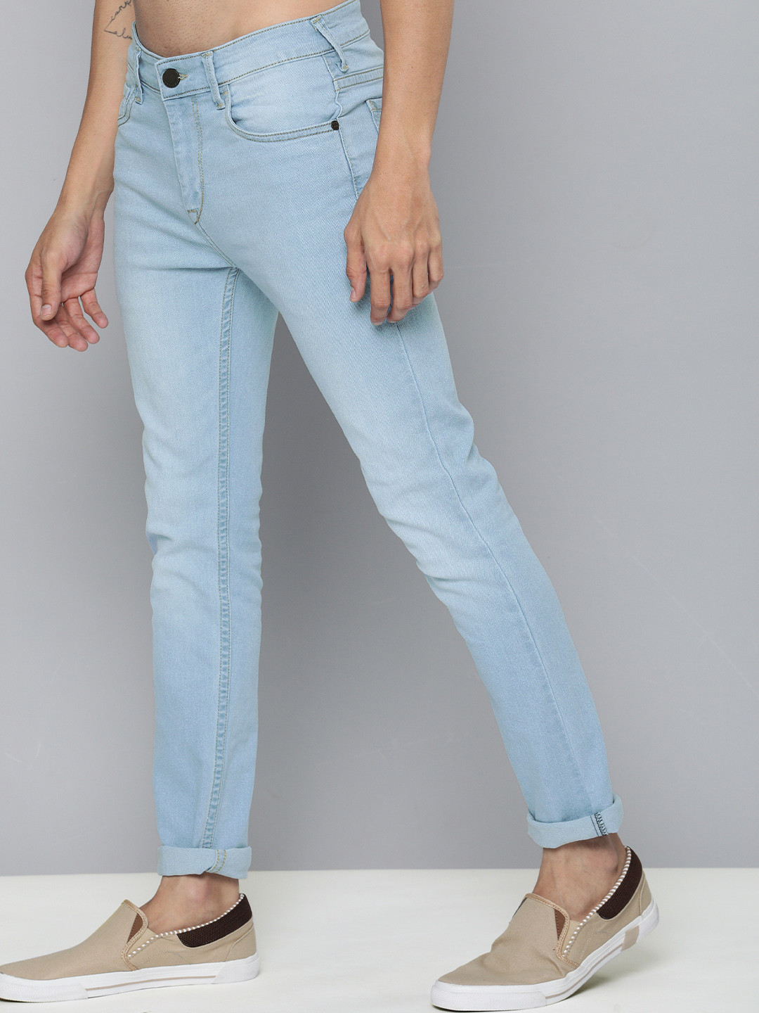 

HERE&NOW Men Blue Slim Fit Stretchable Jeans