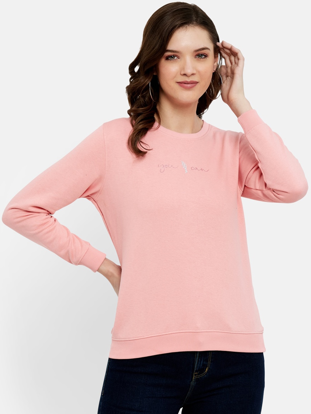 

METTLE Women Pink Sweatshirt