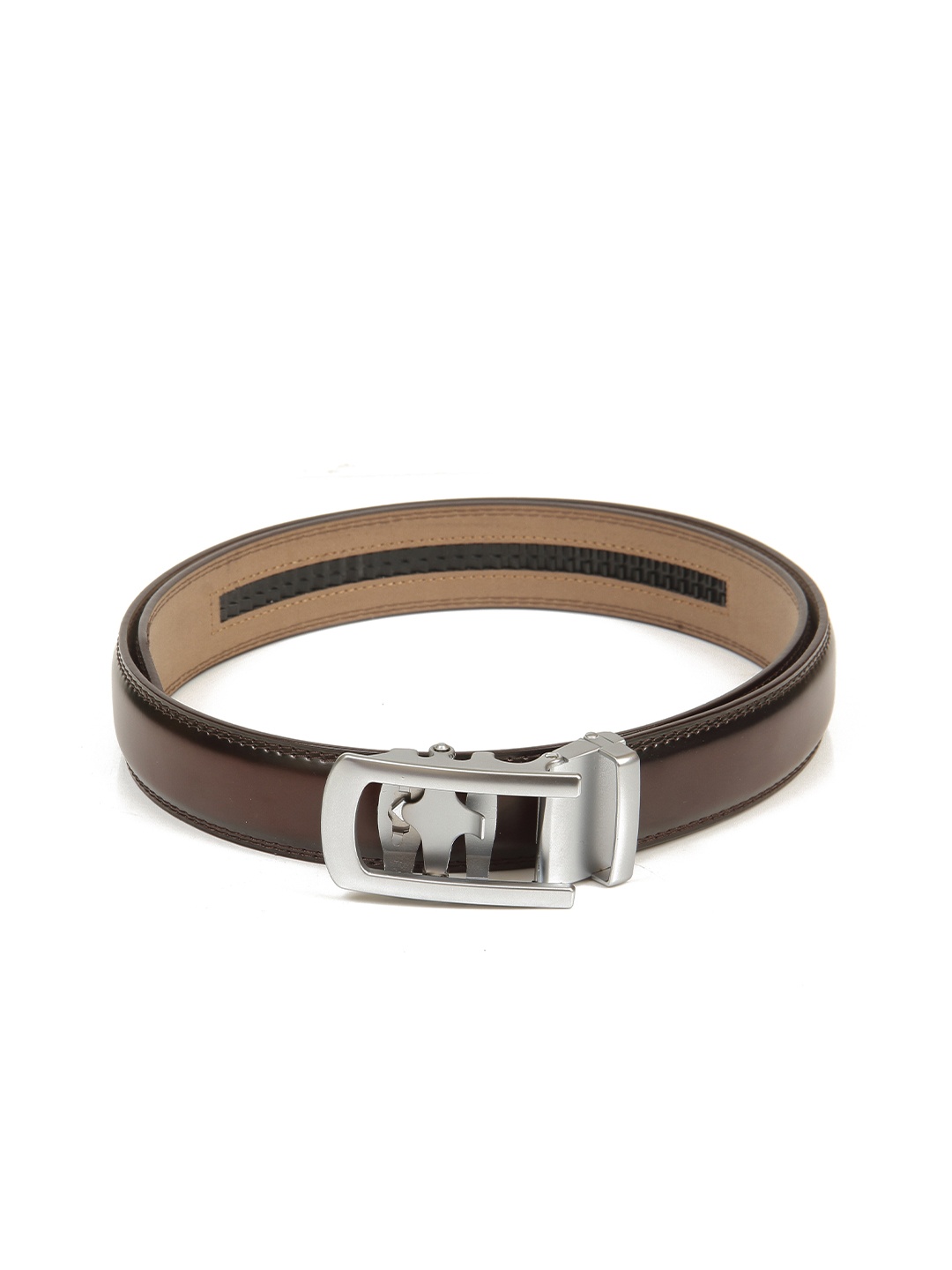 

Calvadoss Men Brown PU Belt