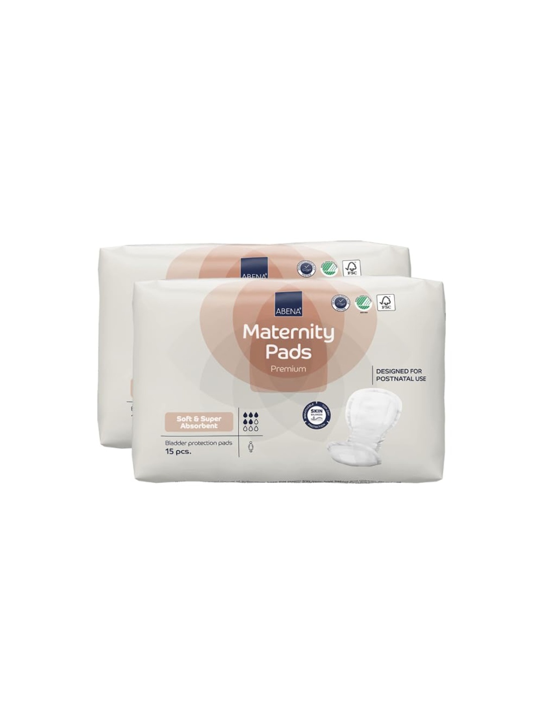 

Abena Set of 2 Maternity Pads - 30 pcs, White