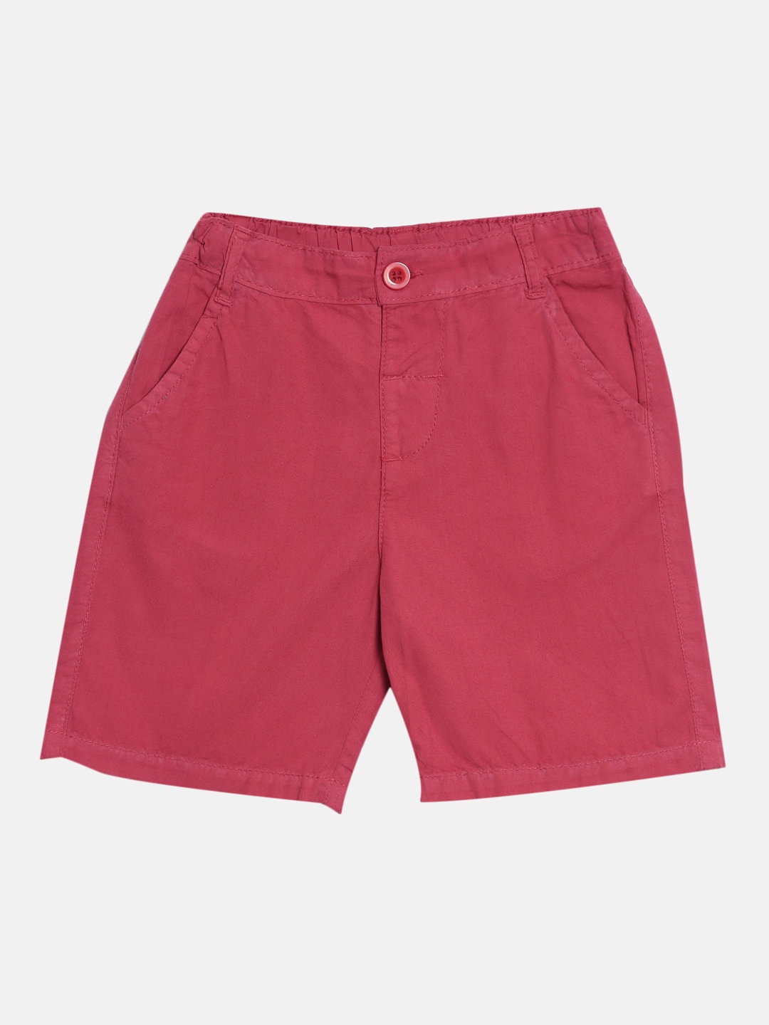 

Aomi Boys Red Regular Shorts