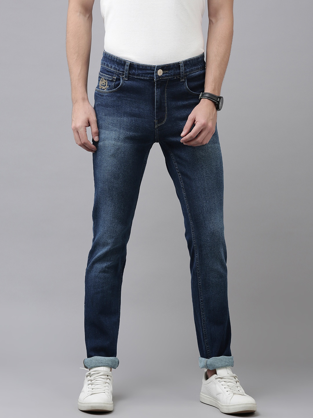 

U.S. Polo Assn. Denim Co. Men Blue Skinny Fit Light Fade Stretchable Jeans