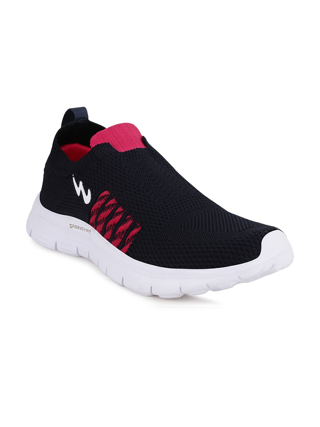 

Campus Women Blue Textile Walking Shoes