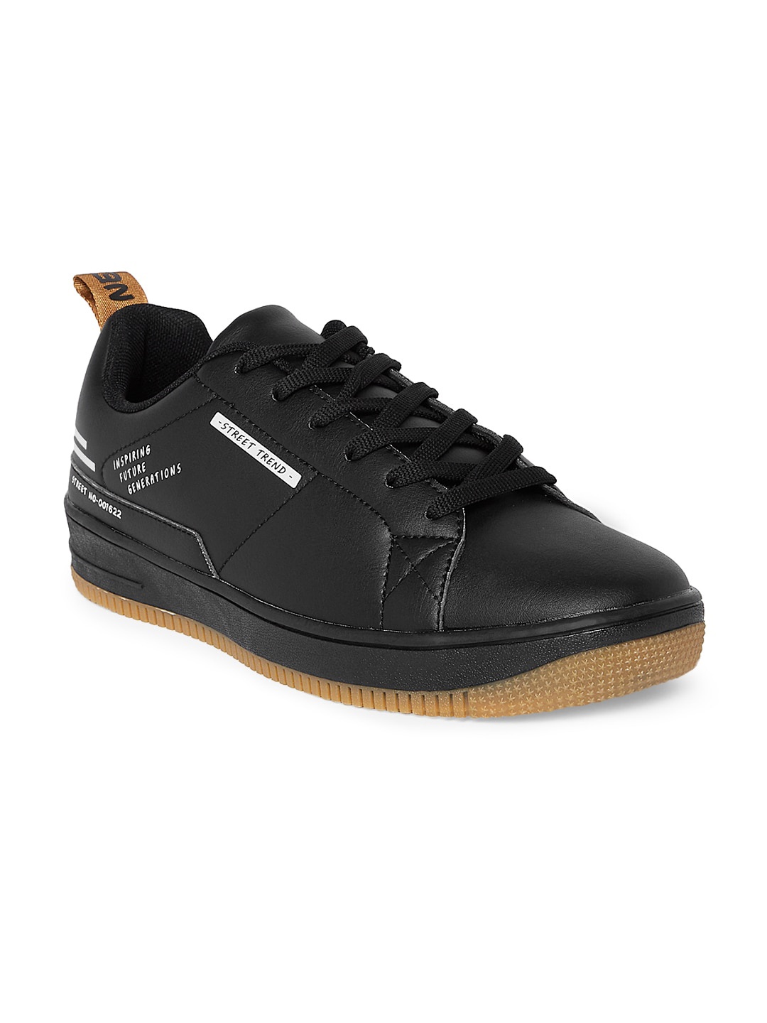 

Ajile by Pantaloons Men Black PU Sneakers