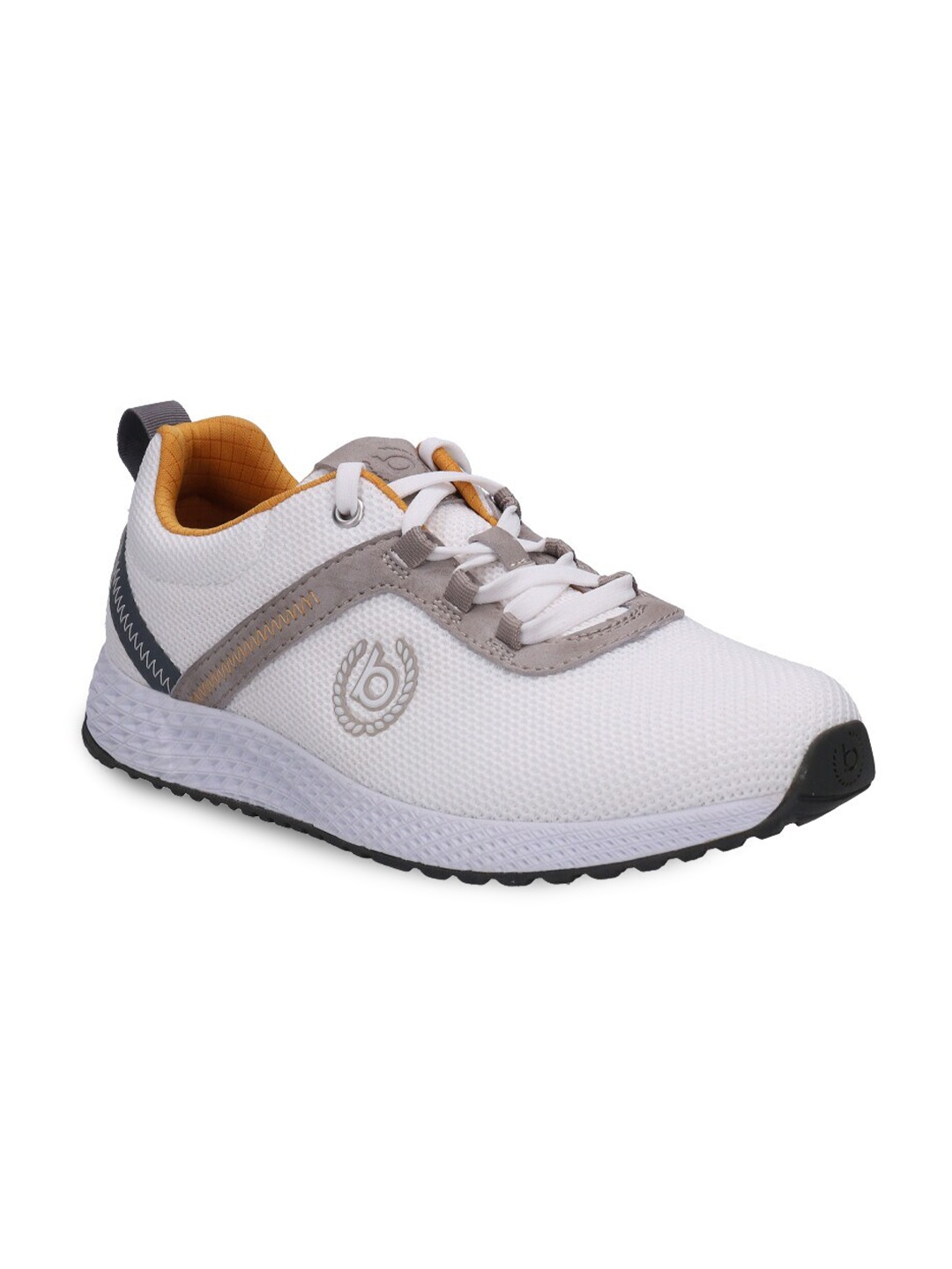 

Bugatti Men White Textile Walking Non-Marking Shoes