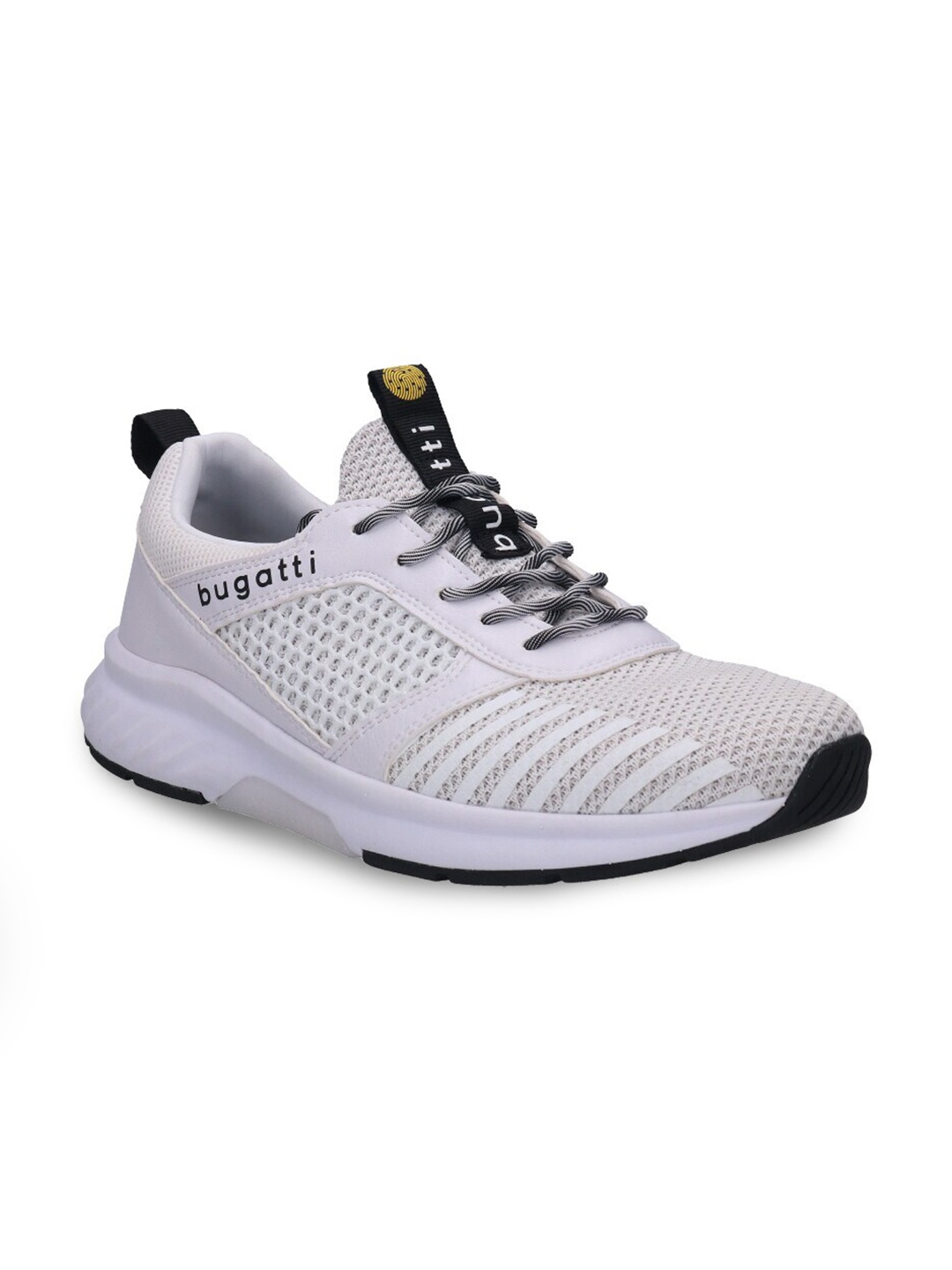 

Bugatti Men White Textile Walking Non-Marking Shoes