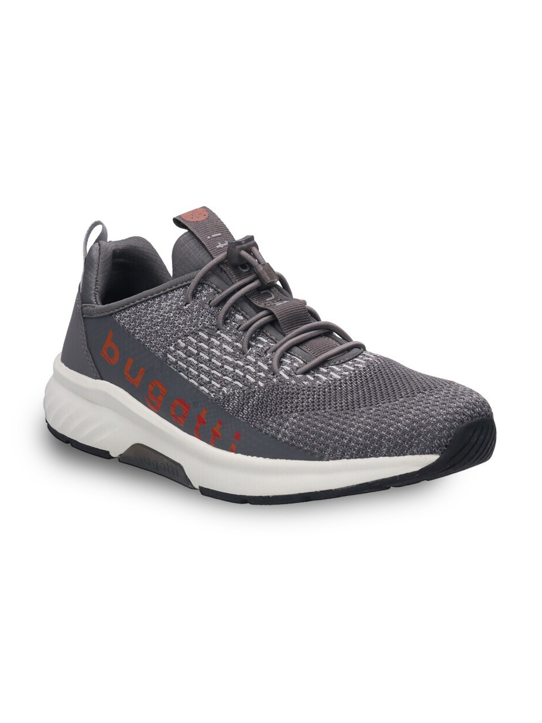 

Bugatti Nirvana Exko Men Grey Textile Walking Non-Marking Shoes