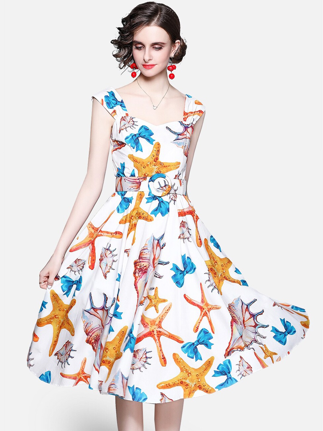 

JC Collection White Floral Maxi Dress