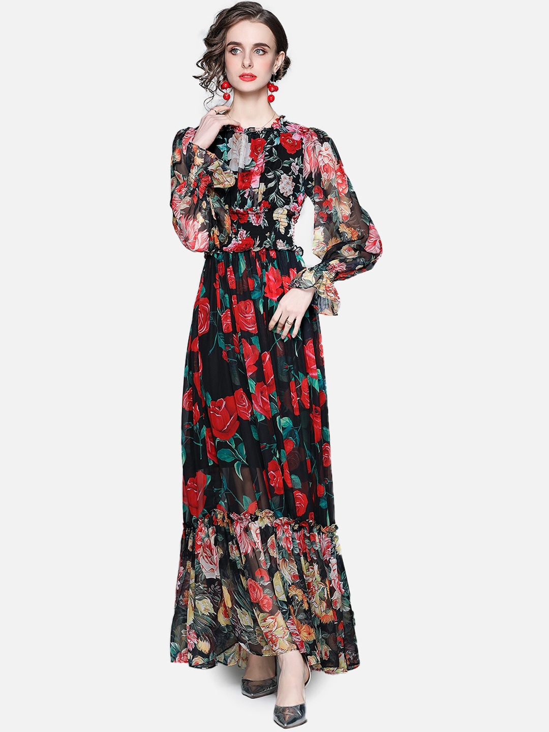 

JC Collection Multicoloured Floral Maxi Dress, Multi