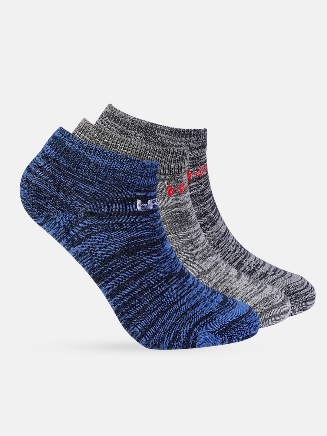 

HRX by Hrithik Roshan Boys Pack of 3 Assorted Ankle Length Socks