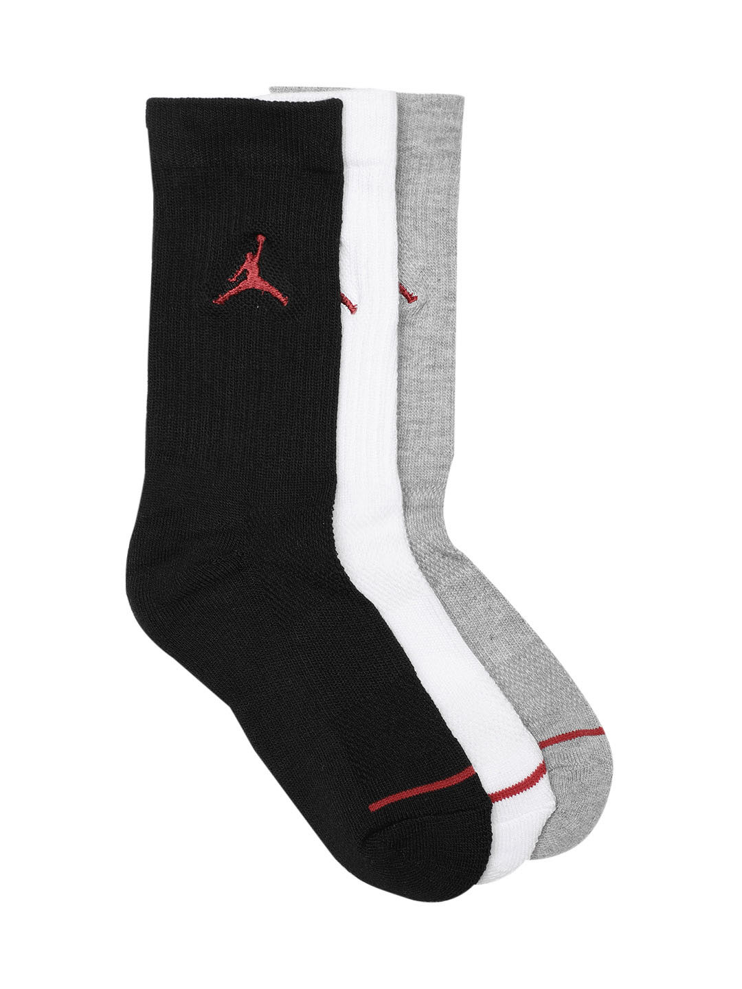 

Jordan Boys Jumpman Pack of 3 Crew Socks, Grey