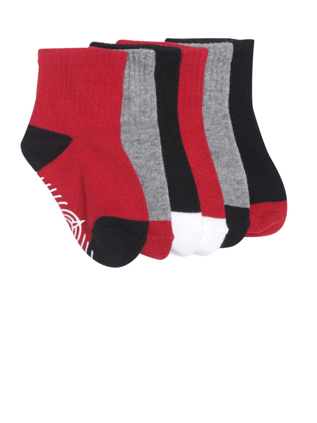 

Jordan Unisex Kids Pack of 6 Quarter Socks, Multi