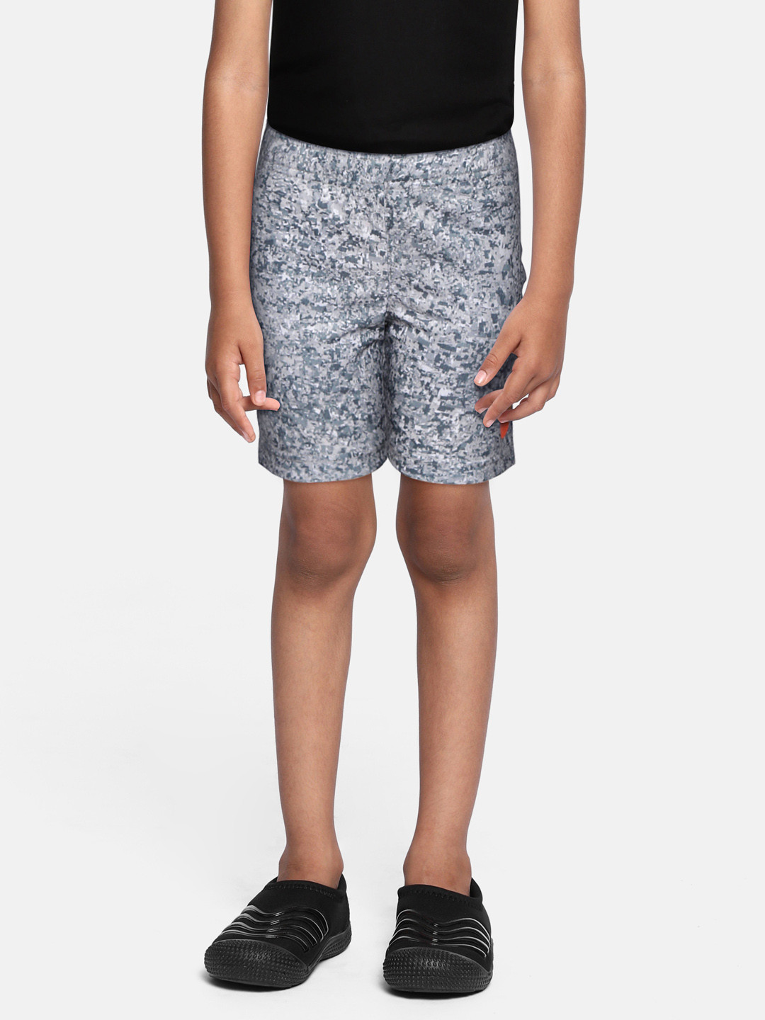 

Nike Boys Grey Digital Camo Dri-FIT Shorts