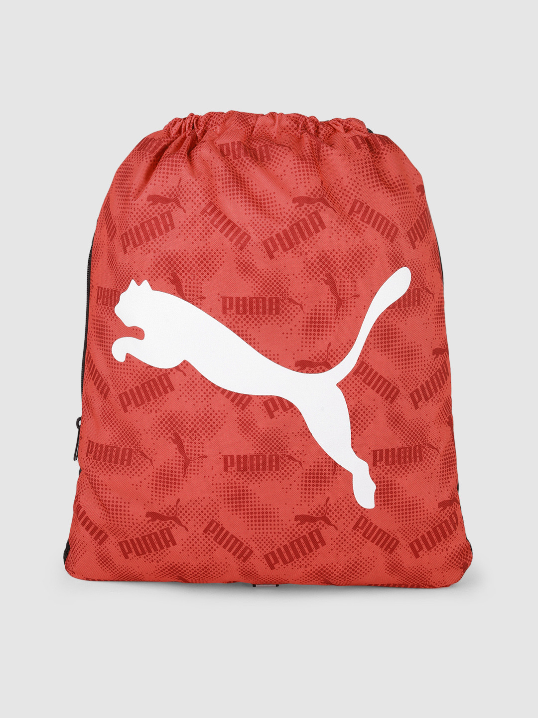 

Puma Unisex Coral & Black Brand Logo Beta Gym Sack Backpack