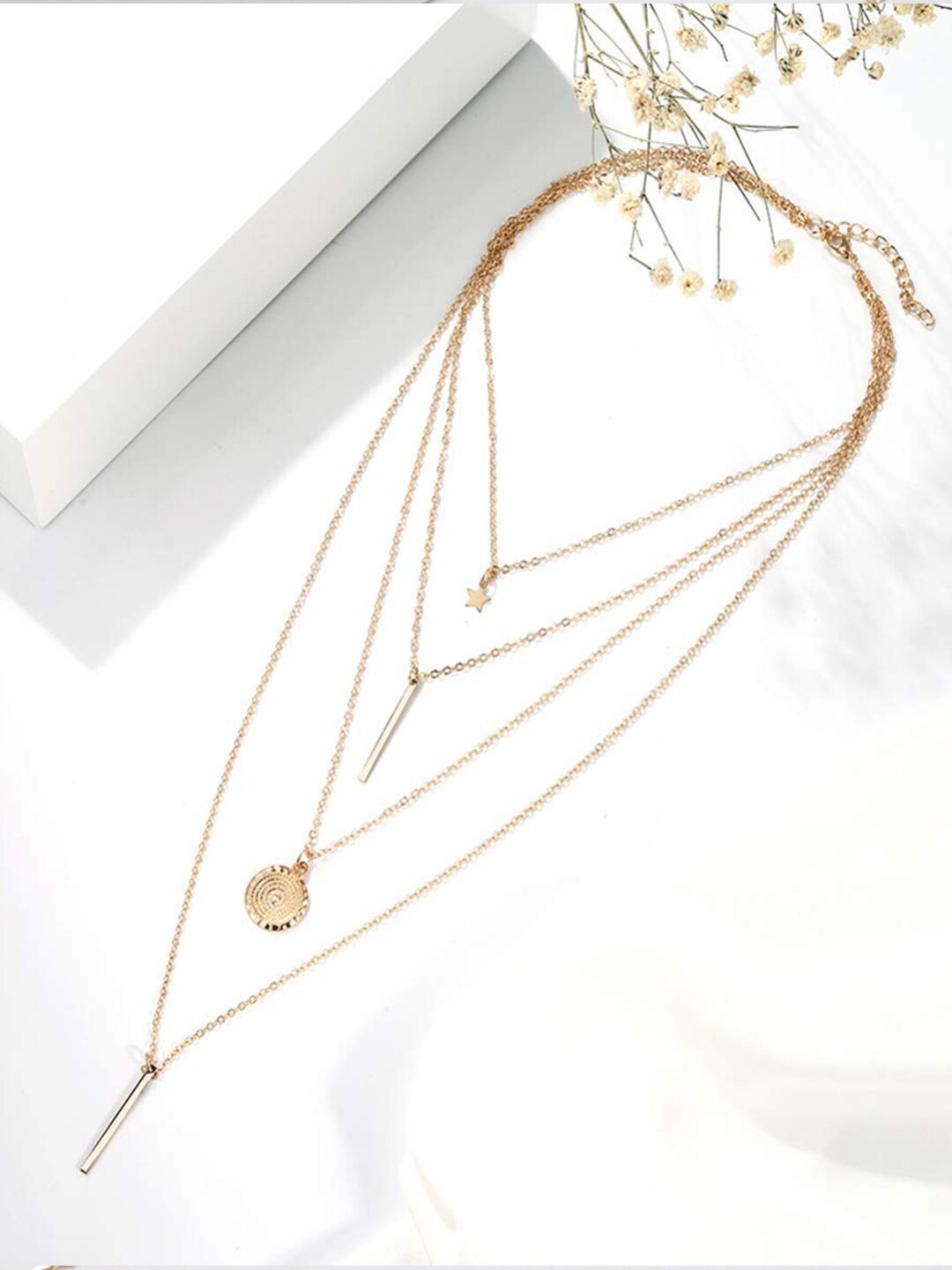 

YouBella Women Gold-Toned & Plated Layered Necklace