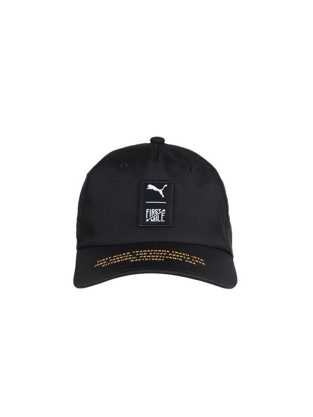 

Puma Unisex Black X First Mile Printed Baseball Cap