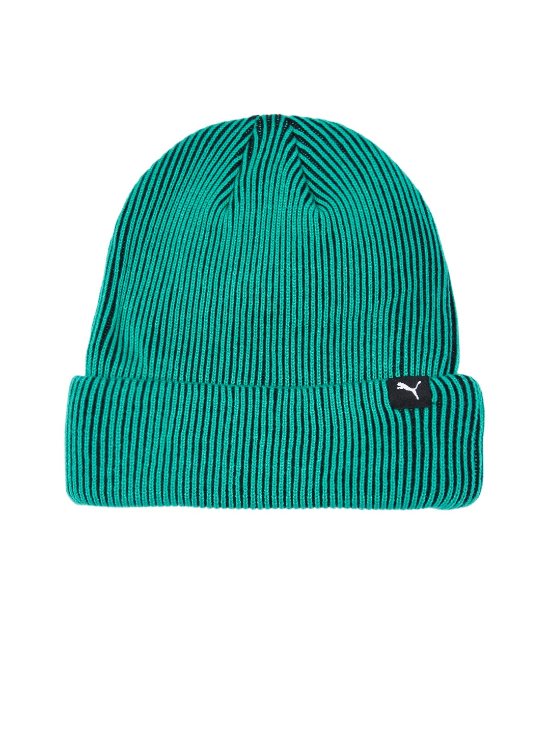 

Puma Unisex Green & Black Mercedes F1 Classic Cuff Pure Acrylic Beanie
