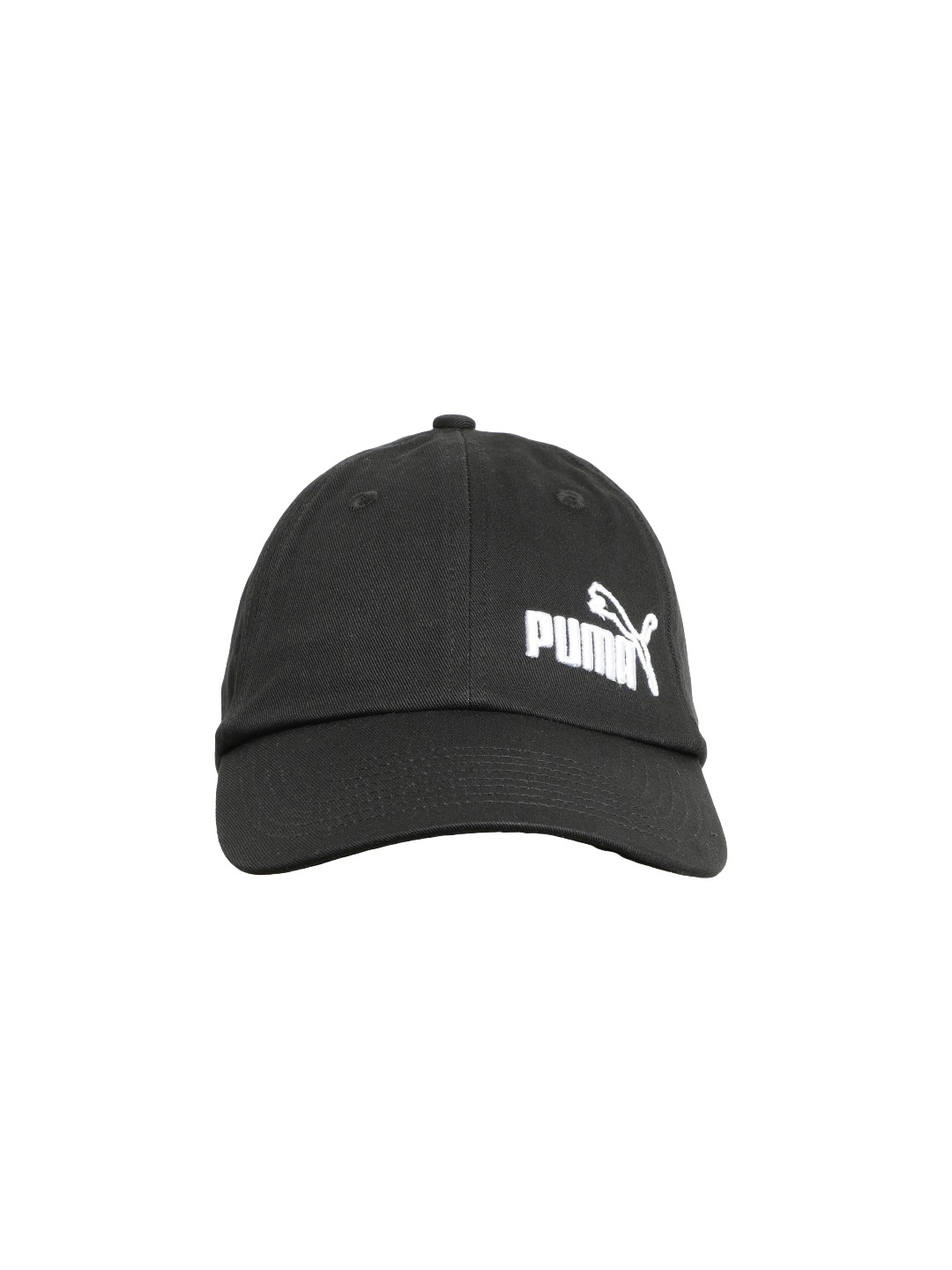 

Puma Unisex Black Essentials II Brand Logo Embroidered Pure Cotton Baseball Cap