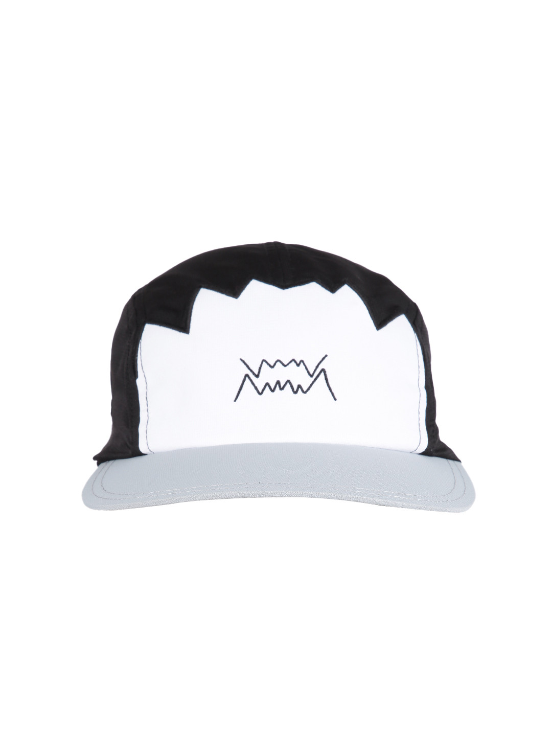

Puma Unisex Black & White Polyester Basketball 5 Paneled Baseball Cap