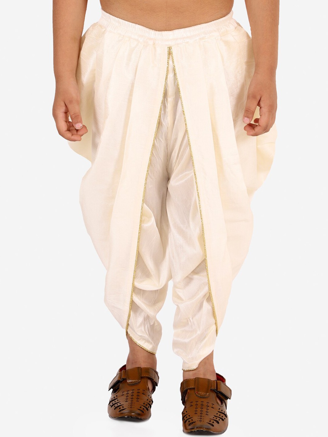 

Vastramay Boys Cream Silk Blend Dhoti