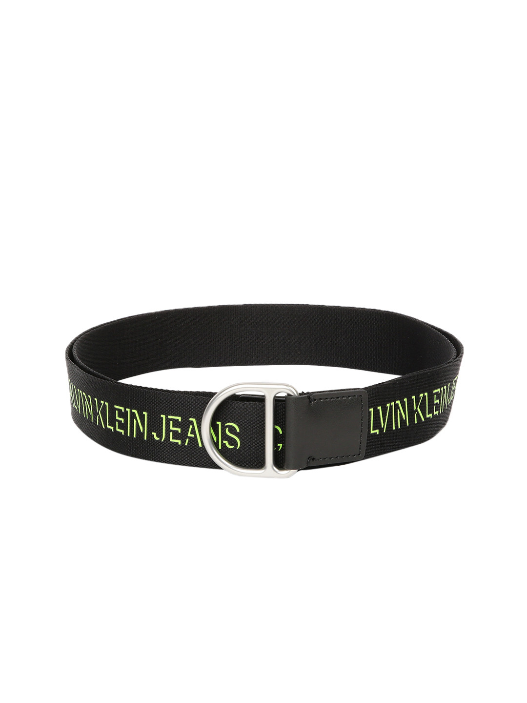 

Calvin Klein Men Black & Green Printed Belt