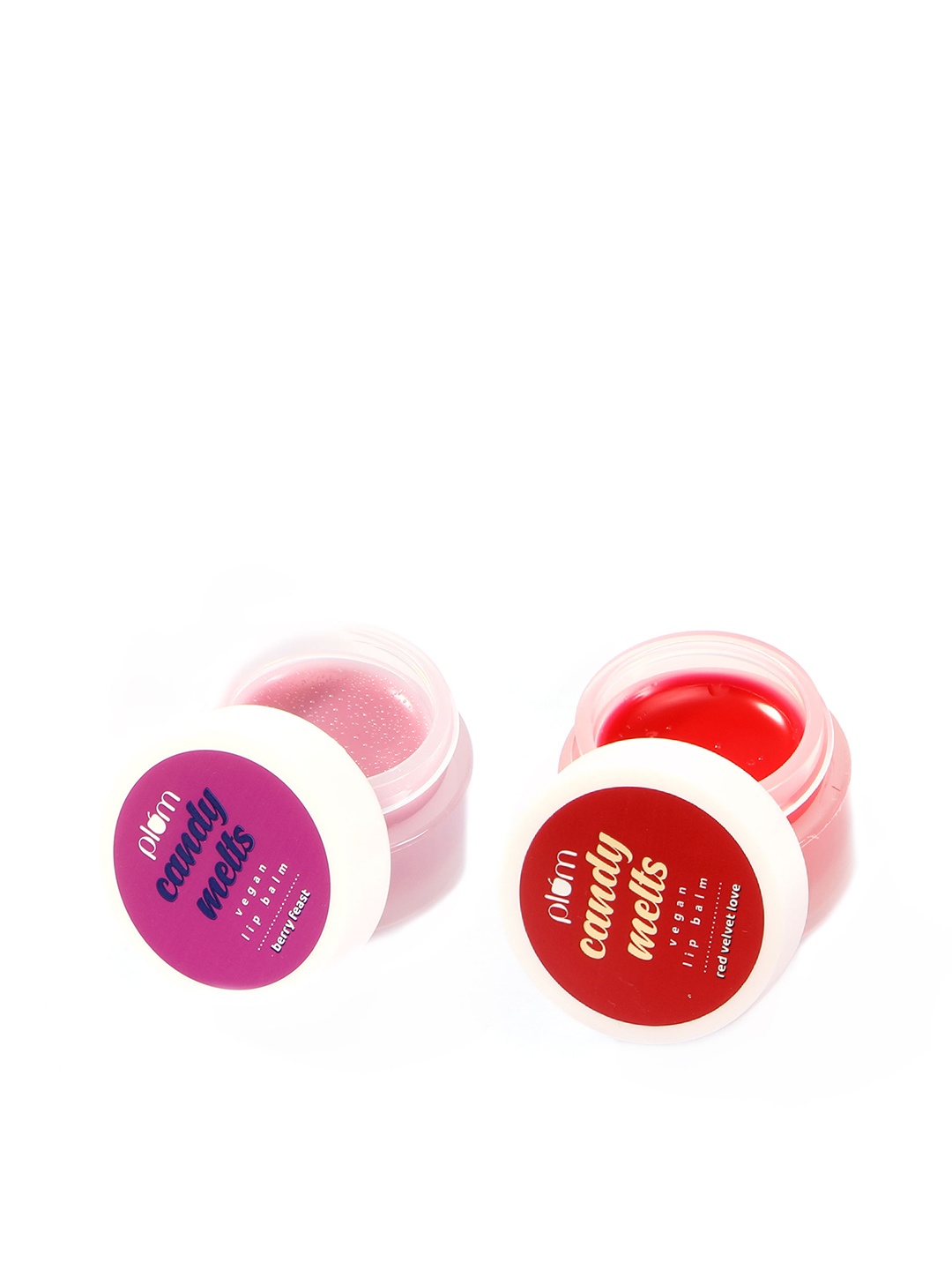 

Plum Set of 2 Candy Melts Vegan Lip Balms 24 g, Red