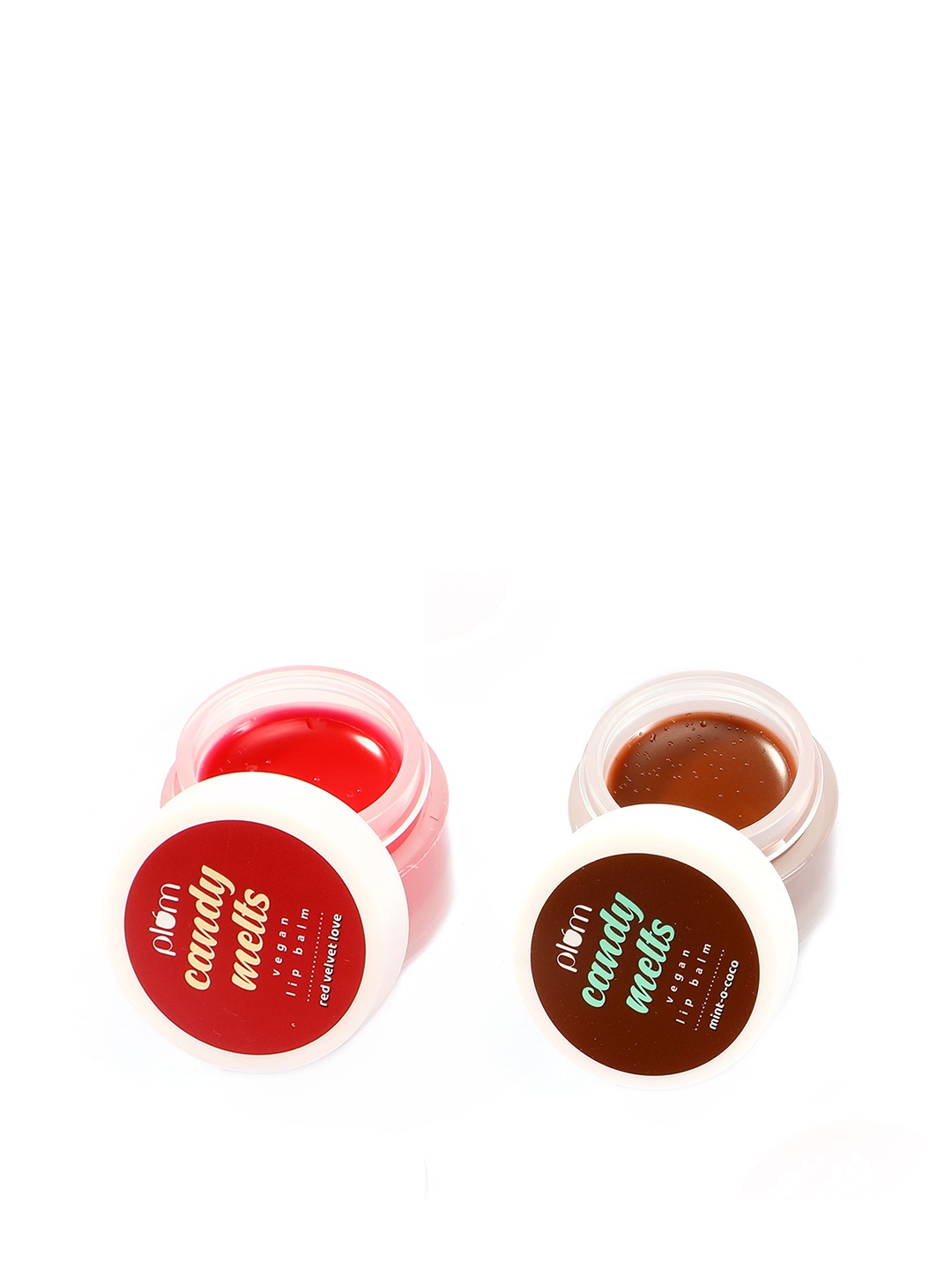 

Plum Set of 2 Candy Melts Vegan Lip Balms 24 g, Red