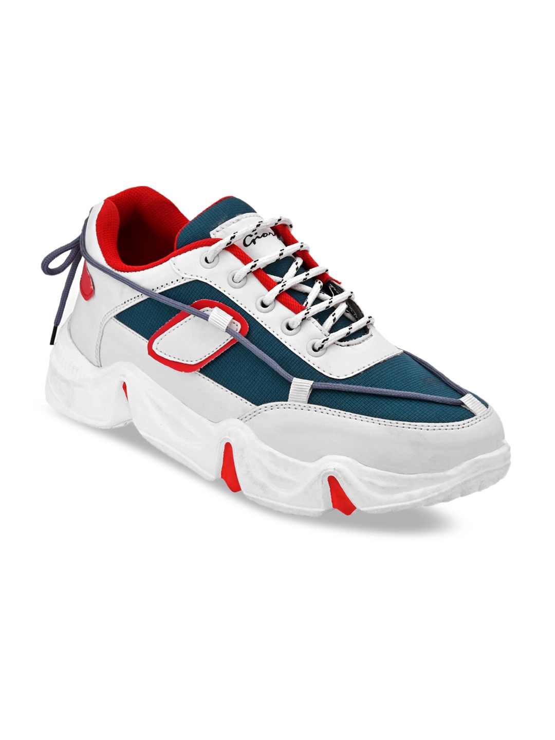 

Giorgio Men Red Colourblocked Sneakers
