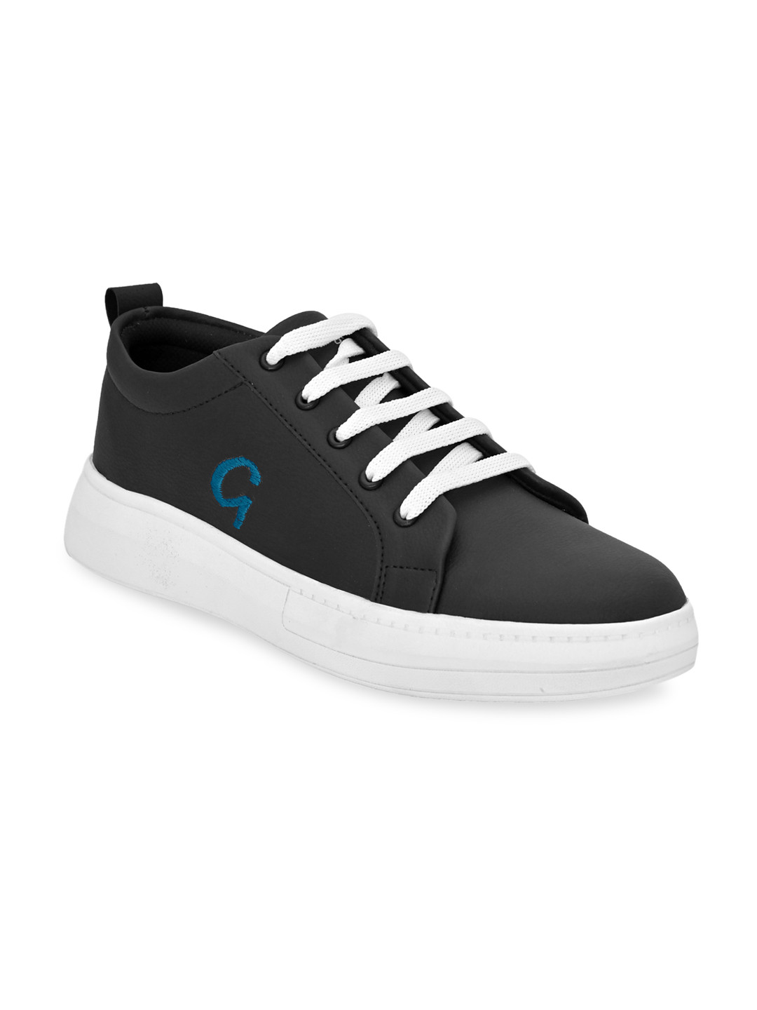 

Giorgio Men Black Leather Sneakers