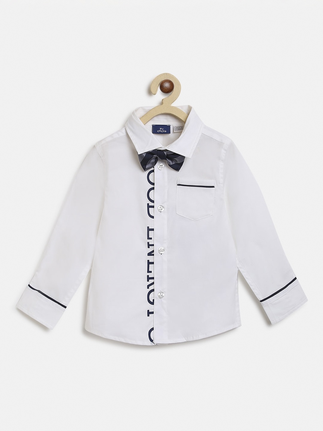 

Chicco Boys White Opaque Casual Shirt