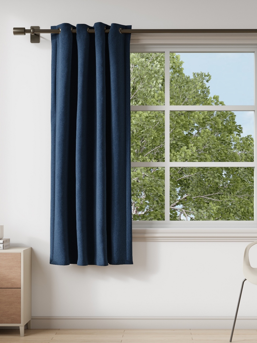 DDecor Blue Window Curtain