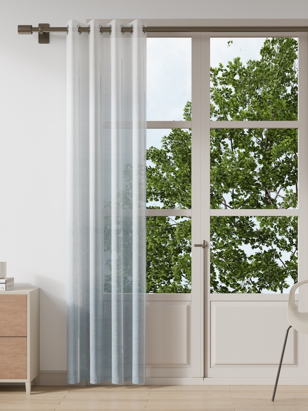 

DDecor Blue Long Door Curtain