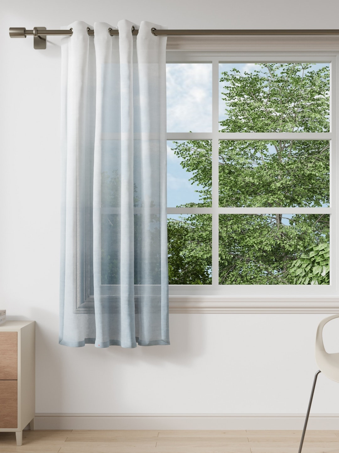 

DDecor Blue Window Curtain