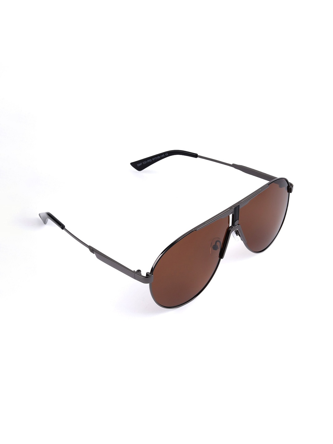 

Aeropostale Men Brown & Black Shield Sunglasses