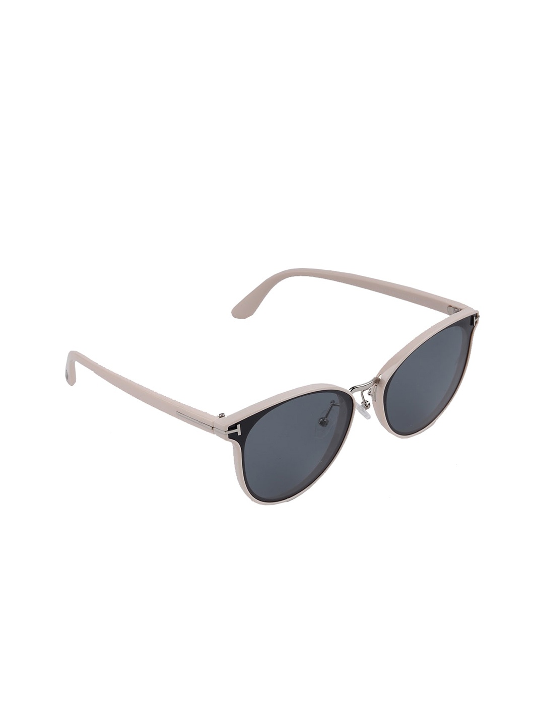 

Aeropostale Women Black Lens & White Square Sunglasses with Polarised Lens
