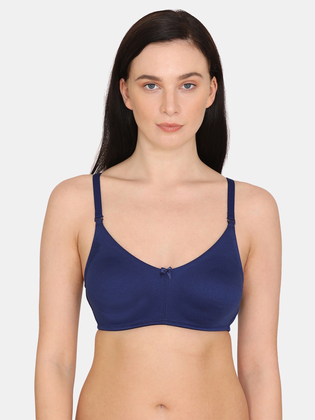 

Rosaline by Zivame Women Blue Solid Non Padded Bra RO1030FASHCBLUE