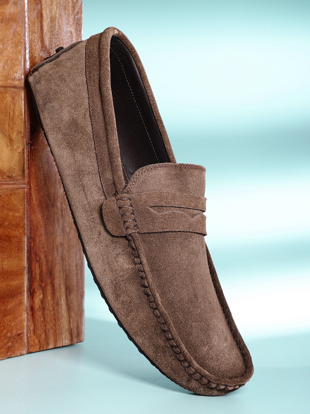 

Mast & Harbour Men Brown Driving Shoes