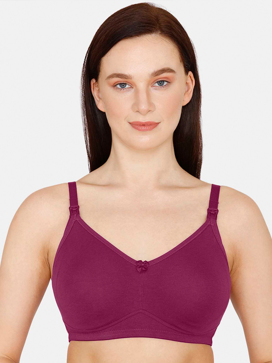 

Zivame Women Purple Solid Non Padded Bra ZI10TRCOREAPURP