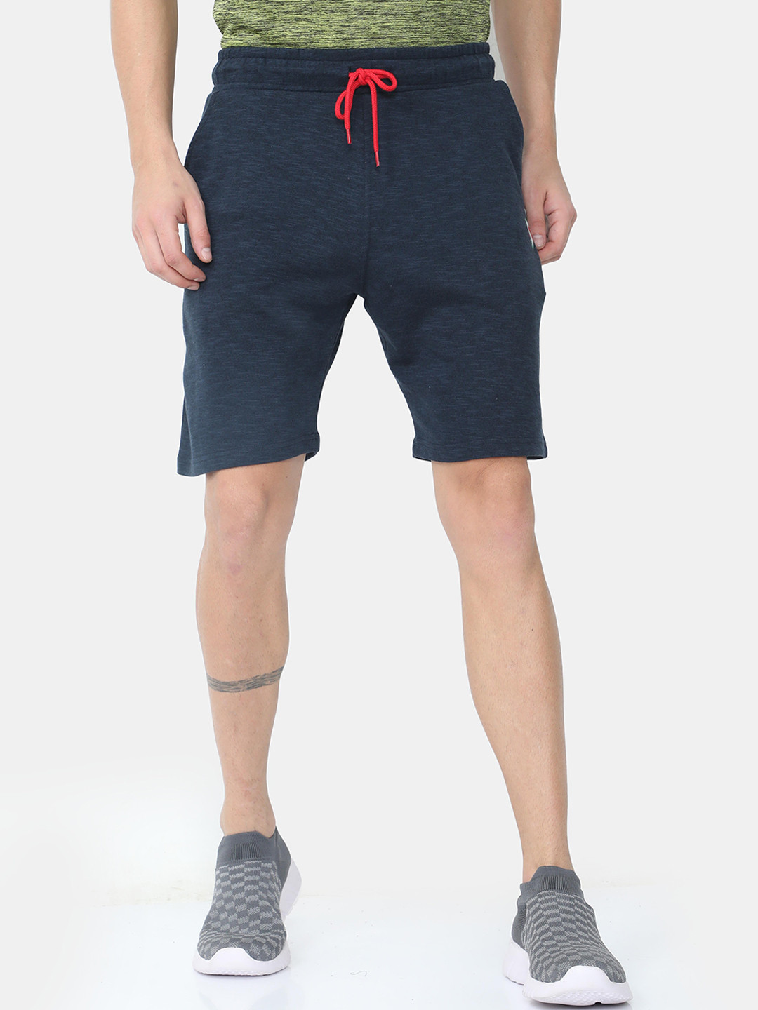 

Masculino Latino Men Navy Blue Sports Shorts