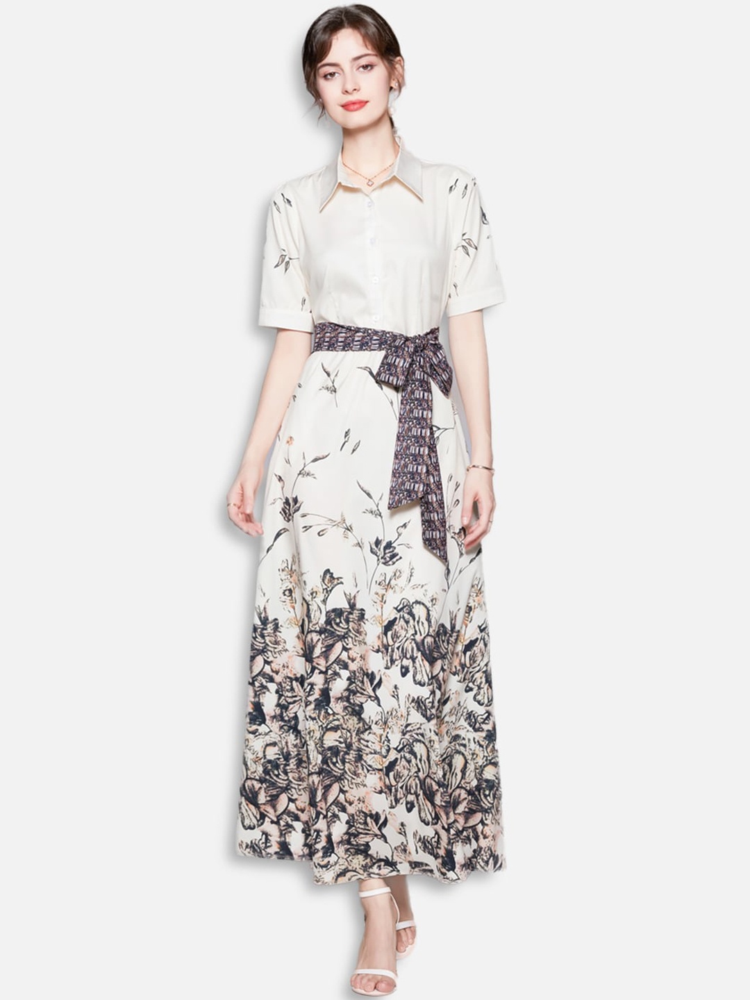 

JC Collection Multicoloured Floral Maxi Dress, Multi